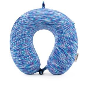 Miami CarryOn Space Dye Memory Foam Travel Pillow/Neck Pillow
